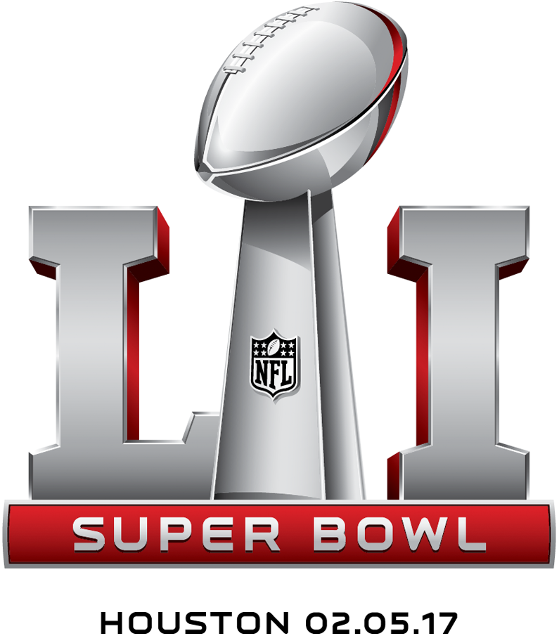 Super Bowl LI Alternate Logo v4 iron on transfers for T-shirts